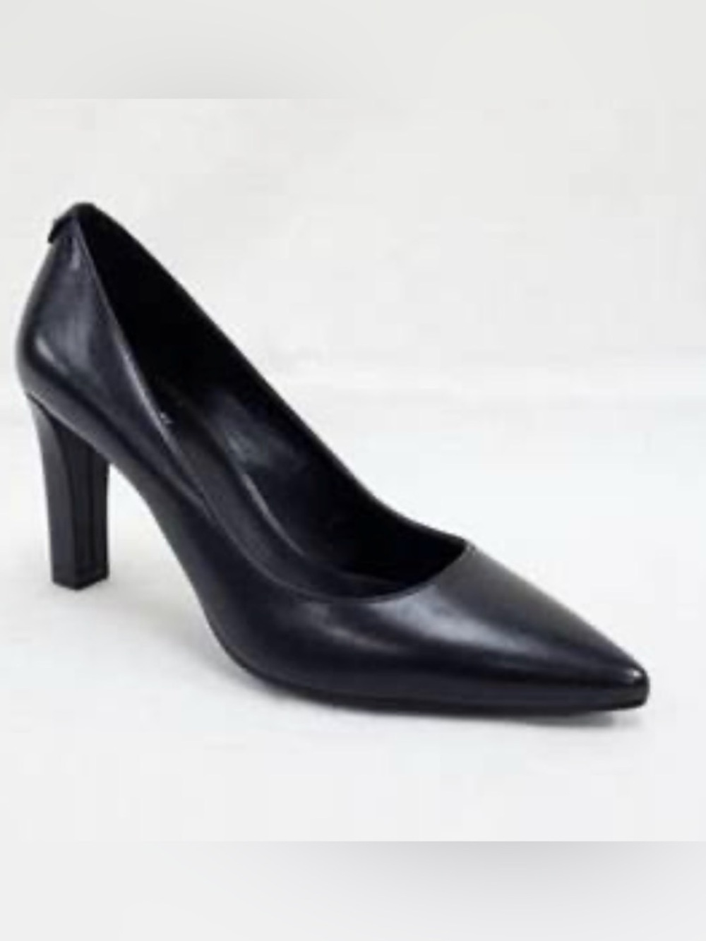 Michael Kors Abbi Flex Pump Women Black Leather Pointed Toe Sz 8M - EXCELLENT
